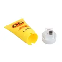 Точилки с контейнером &laquo;Тюбик&raquo;, набор 4 штуки, МИКС