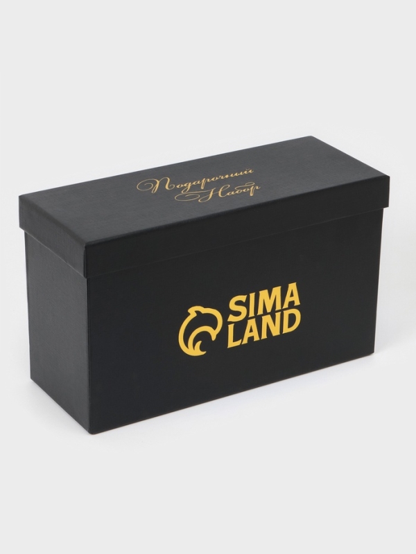 Рюмки для водки "Царь зверей", подарочный набор на 3 персоны, рюмка 50 мл, золото