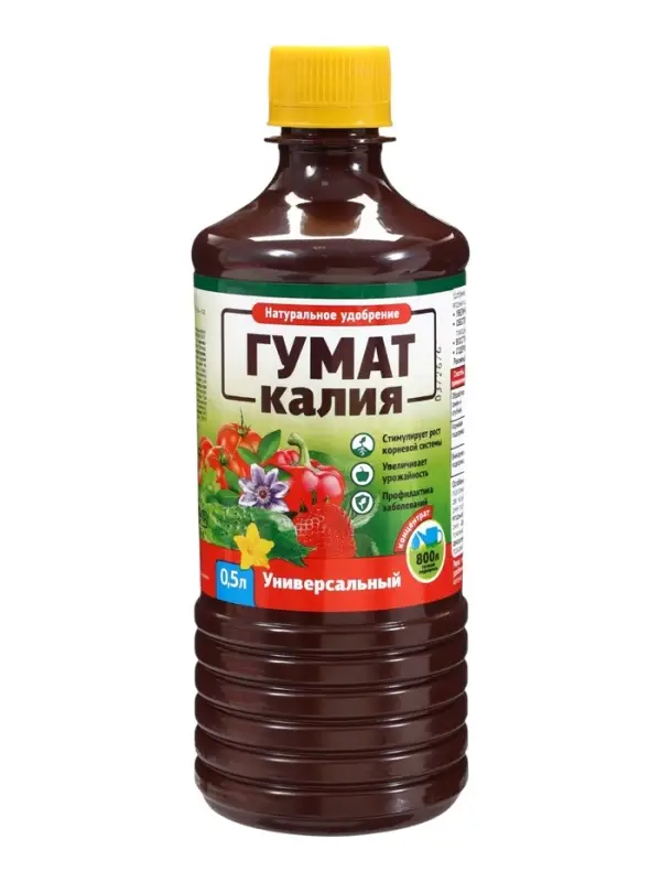 Гумат калия &laquo;Долина Плодородия&raquo;, универсальный, 0.5 л