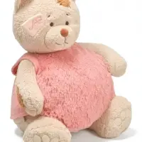 Мягкая игрушка &laquo;Кошка Мэри с сердцем-подушкой, в пудровом платье&raquo;, 37 см
