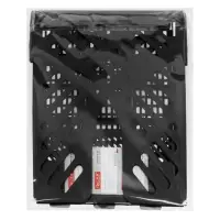 Лоток вертикальный, 3-х секционный, разборный, чёрный