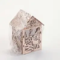 Ёлочная игрушка &laquo;Олень&raquo; 14&times;10 см, подвеска, от батареек AG10&times;3, свечение тёплое белое