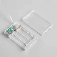 Гирлянда &laquo;Нить&raquo; 5 м, роса, IP20, зелёная нить, 50 LED, 2 режима, от батареек АА&times;3, свечение мульти