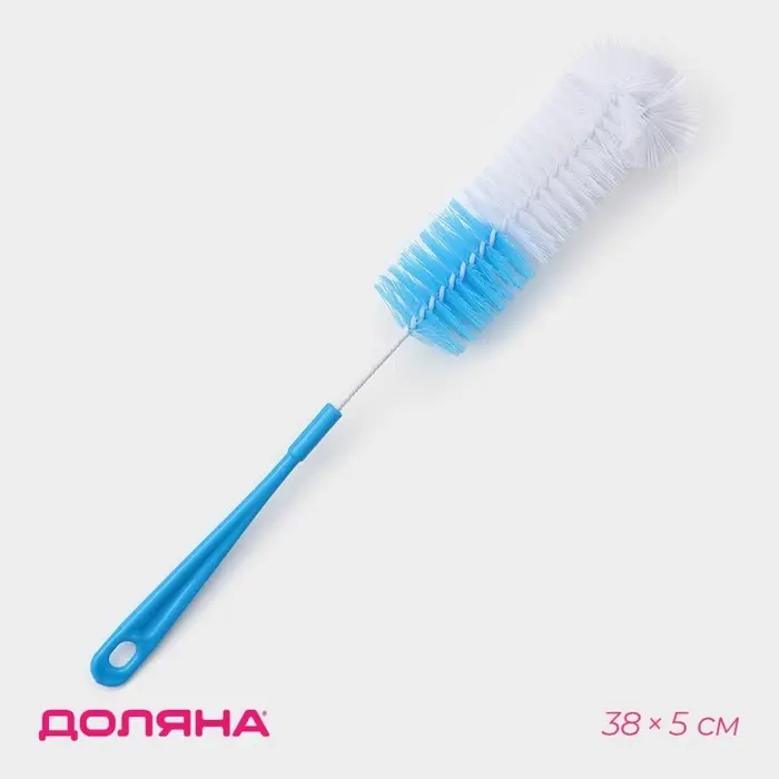 Ёршик для посуды Доляна, 5&times;38 см, МИКС