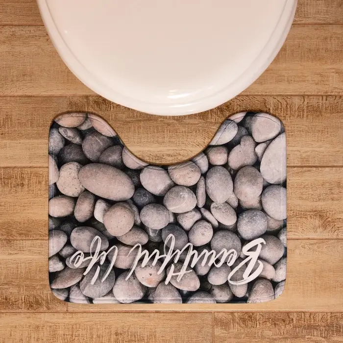 Коврик для ванной Этель Beautiful life, 50&times;40 см, велюр