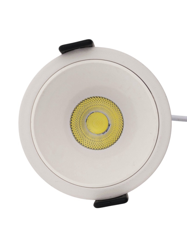 Светильник светодиодный встраиваемый, 12Вт, 6500К, с драйвером, D65, белый Светильник светодиодный встраиваемый, 12Вт, 6500К, с драйвером, D65, белый