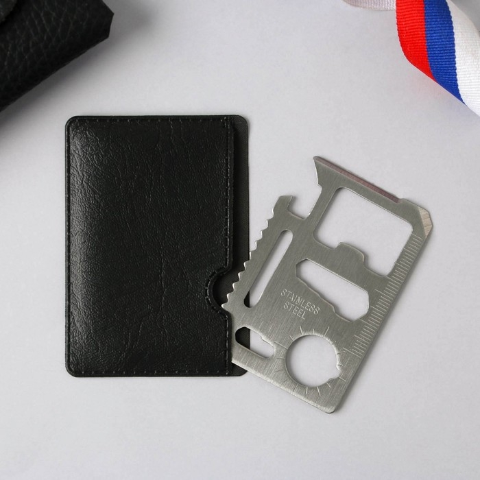 Нож мультитул «Настоящему защитнику», 4,5 х 6,7 см Нож мультитул «Настоящему защитнику», 4,5 х 6,7 см