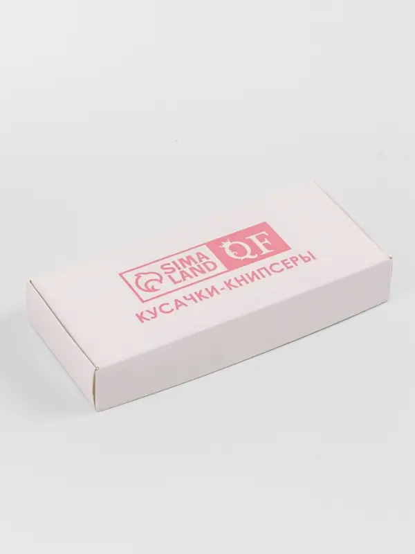 Кусачки книпсер маникюрные, скошенное лезвие, 6 см, в коробке