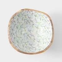 Салатник &laquo;Оттенки сирени&raquo;, 29&times;29&times;11 см, дерево манго