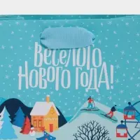 Пакет подарочный новогодний ламинированный «В ожидании чуда», 12 х 15 х 5.5 см Пакет подарочный новогодний ламинированный «В ожидании чуда», 12 х 15 х 5.5 см