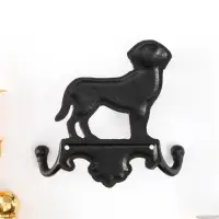Крючки настенные &laquo;Собака&raquo;, ключница декоративная, чугун, 16&times;4&times;16 см