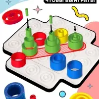 Настольная игра для детей на логику Лас Играс KIDS &laquo;Логикруг&raquo;, 2-4 игрока, 5+