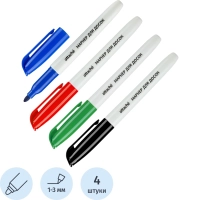 Набор маркеров для белых досок набор 4 цв. 1-3мм