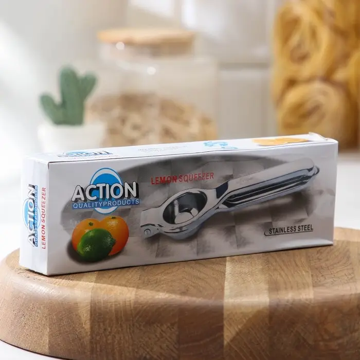 Соковыжималка ручная Juice, нержавеющая сталь, цвет серебряный Соковыжималка ручная Juice, нержавеющая сталь, цвет серебряный