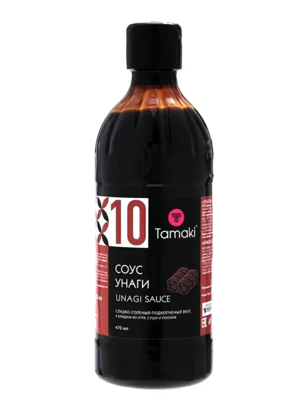 Соус унаги Tamaki, для суши, роллов и блюд из угря, 0.47 л