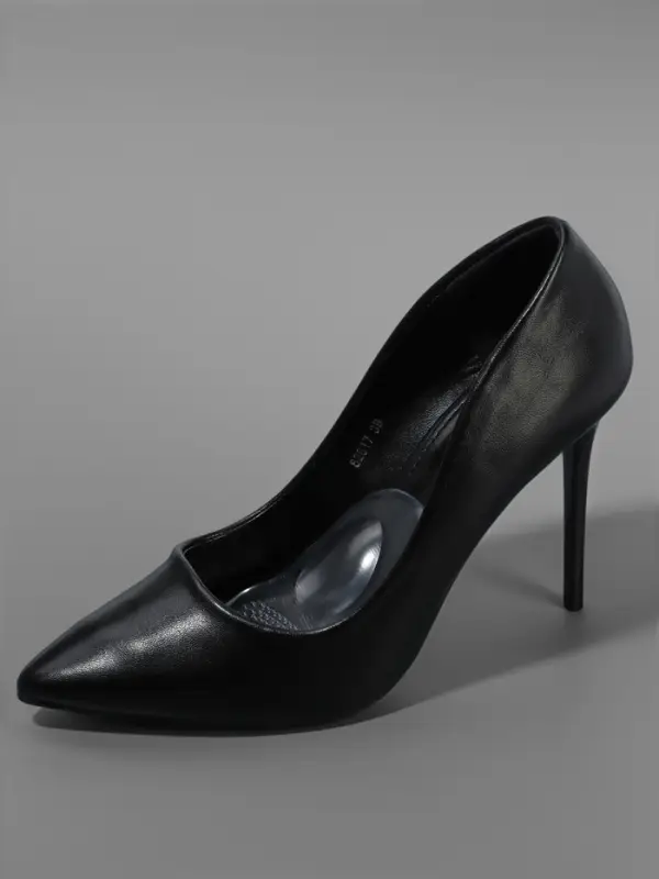 Полустельки для обуви, с протектором, на клеевой основе, силиконовые, 10.5&times;6.5 см, пара, прозрачные