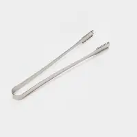 Щипцы для барбекю, длина 34 см, толщина 1.5 мм, нержавеющая сталь, серебристые