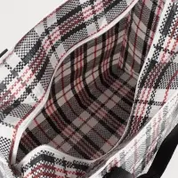 Сумка хозяйственная на молнии, 29 л, белая