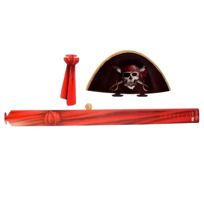 Пиратская шляпа карнавальная «Пиратская шляпа», 350 гр/кв.м Пиратская шляпа карнавальная «Пиратская шляпа», 350 гр/кв.м