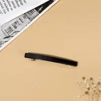 Заколка - автомат для волос &laquo;Классика&raquo;, тонкий, 8 см, чёрная