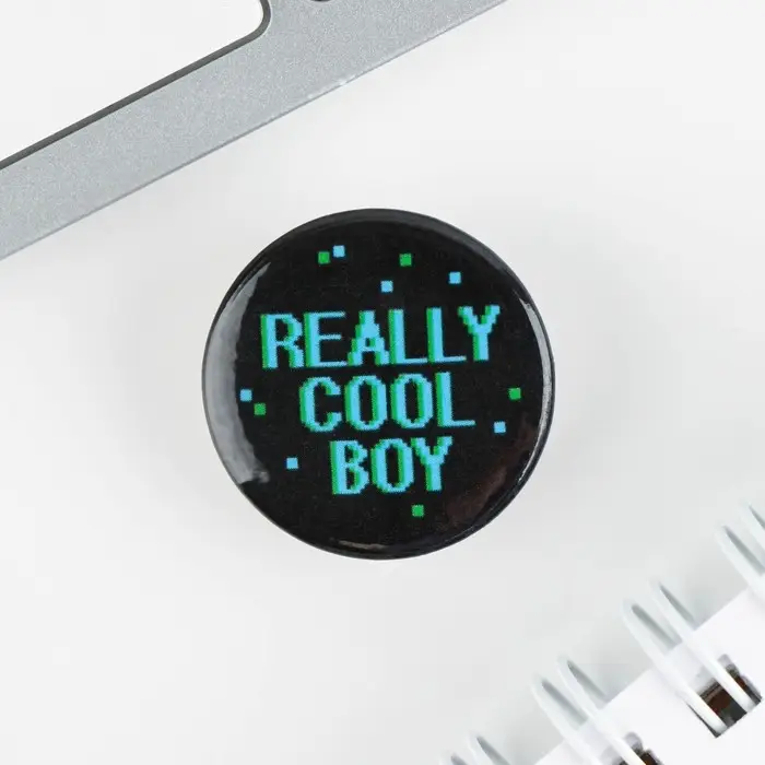 Значок металлический , закатной «Детский», 25 мм, МИКС Значок металлический , закатной «Детский», 25 мм, МИКС