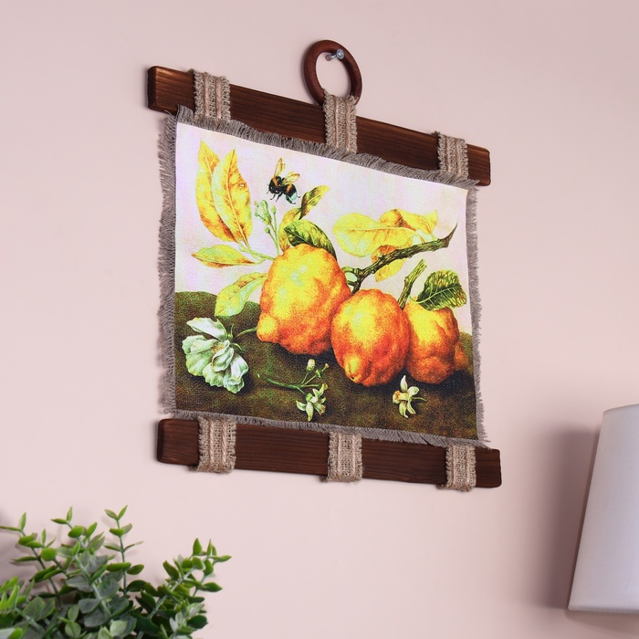 Сувенир свиток  Сувенир свиток "Лимоны и шмель"