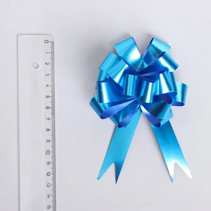 Бант - шар №3, простой, голубой Бант - шар №3, простой, голубой