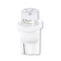 T011 T10/белый/ (W2.1x9.5d) 1LED усечённая W5W,10 шт.