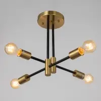 Люстра &laquo;Лора&raquo; 4&times;40 Вт Е27 латунь 58&times;58&times;37 см
