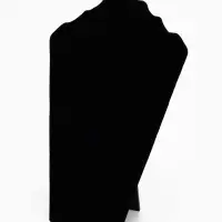 Бюст для украшений QF, 15&times;6&times;23 см, h=23 см, чёрный