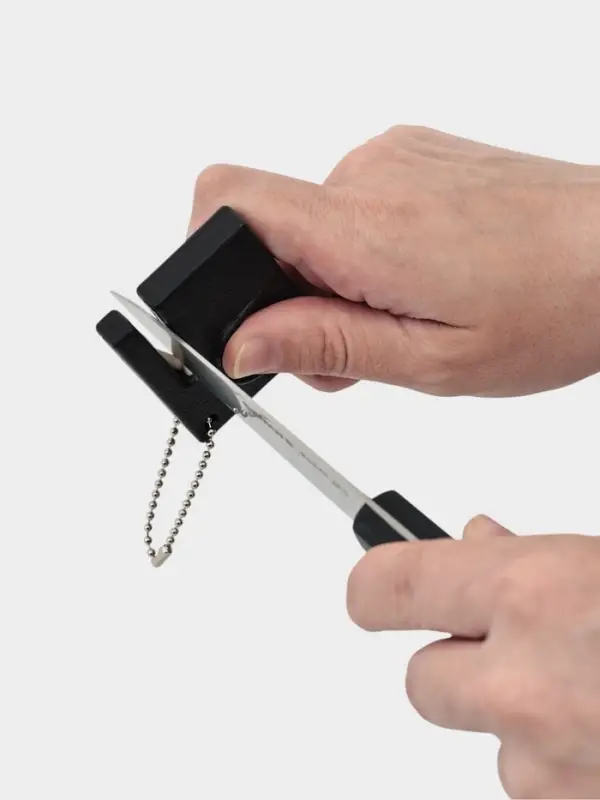 Точилка для керамических ножей Доляна, 1&times;5&times;5 см, чёрная