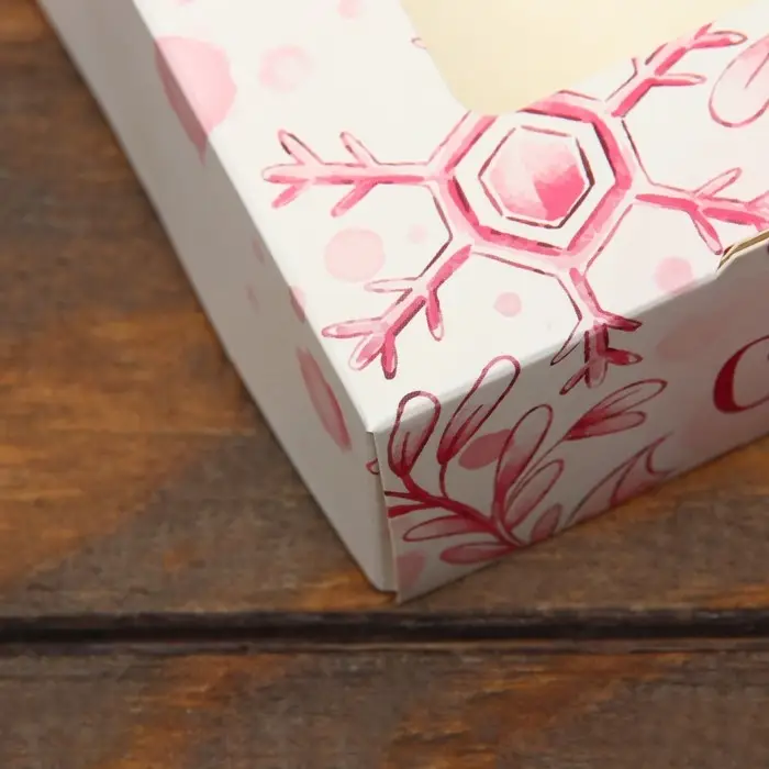 Коробка складная «Снежинка», 20×20×4 см Коробка складная «Снежинка», 20×20×4 см