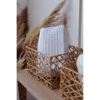 Корзины для хранения LaDо́m &laquo;Паутинка&raquo;, 4 шт., ручной работы, бежевые