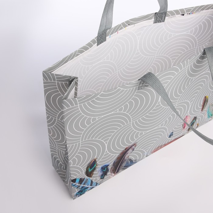 Сумка без застёжки, цвет серый Сумка без застёжки, цвет серый