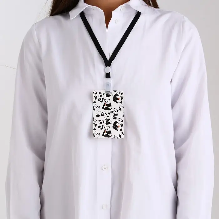 Чехол для бейджа «Панды» , 6,5 × 10,5 см Чехол для бейджа «Панды» , 6,5 × 10,5 см