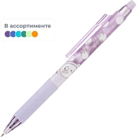 Ручка гелевая  автомат.со стир.черн M&G So Many Cats,дш0,5,син,асс AKPJ2675