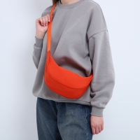 Сумка женская из текстиля, 30×17×6 см, оранжевая
