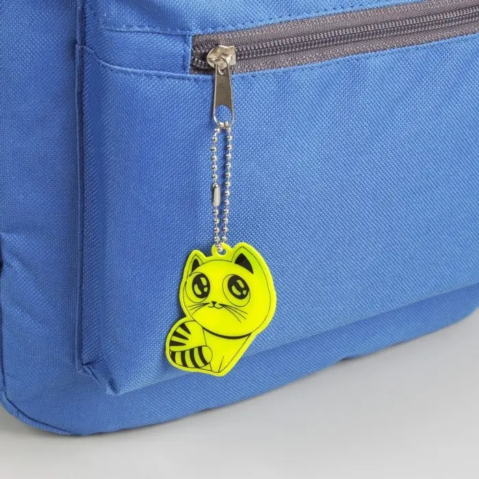 Светоотражающий элемент «Кошка», 5×3.5 см, МИКС Светоотражающий элемент «Кошка», 5×3.5 см, МИКС