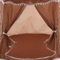 Палатка детская игровая &laquo;Изумление&raquo;, 110&times;110&times;130 см, коричневая