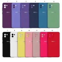 Чехол Samsung A03 Silicone Cover (с лого)