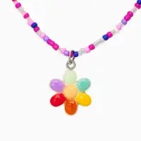 Бусы детские "Выбражулька" бисер, цветок,38 см, разноцветные