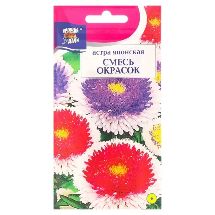 Семена цветов Астра  Семена цветов Астра "Японская", 0,1 г