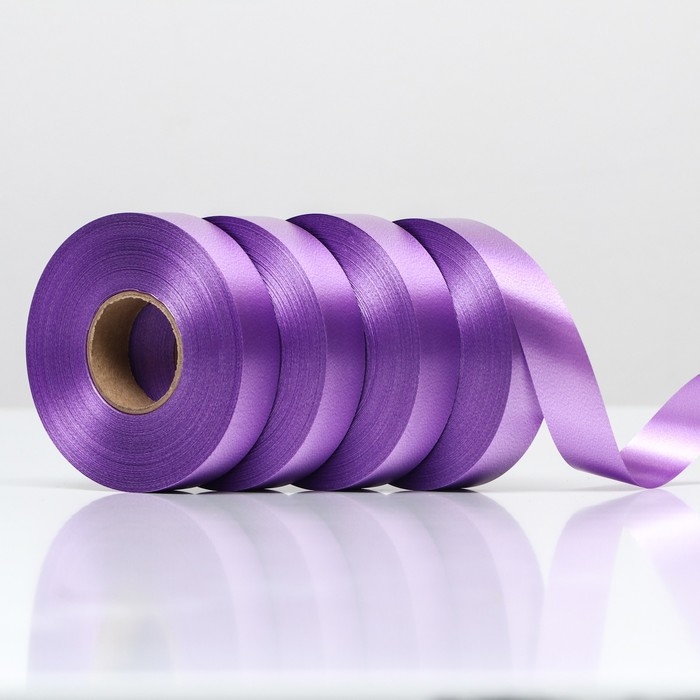 Лента для декора и подарков, св. фиолетовый 2 см х 45 м Лента для декора и подарков, св. фиолетовый 2 см х 45 м