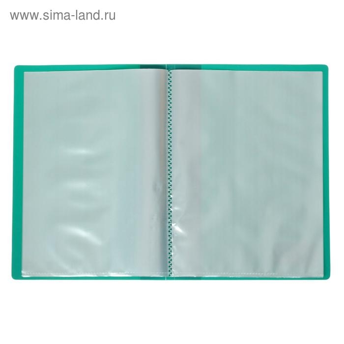 Набор папок А5, 20 вкладышей, Calligrata, карман на корешке, зеленые, 3 штуки Набор папок А5, 20 вкладышей, Calligrata, карман на корешке, зеленые, 3 штуки