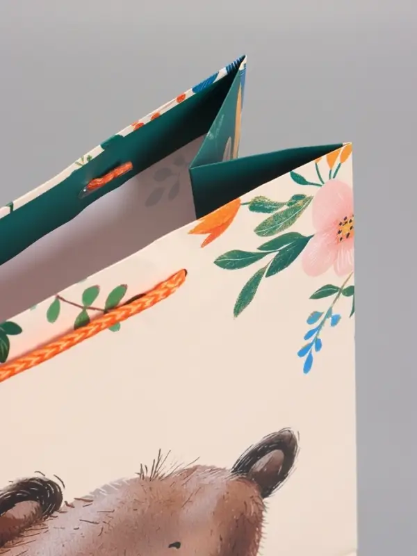 Пакет подарочный "Мишка" ламинированный 26 х 12 х 32 см