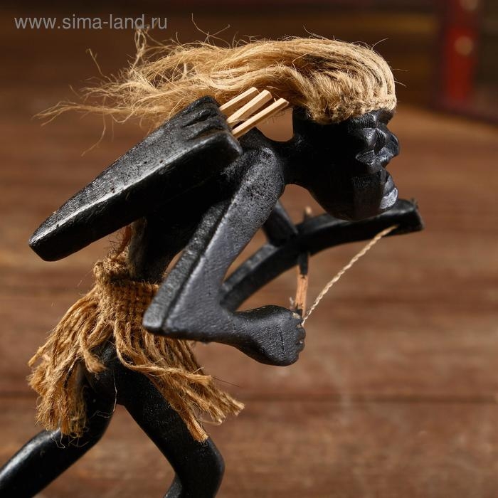 Сувенир из дерева «Абориген охотник», 17×7.5×9 см Сувенир из дерева «Абориген охотник», 17×7.5×9 см