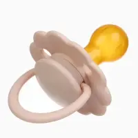 Соски-пустышки, от 6 мес., латекс, классические, в контейнере, набор из 2 шт., нюд/персиковый, M&B