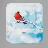 Коробка подарочная новогодняя, складная 20&times;20&times;4 см &laquo;Снегири&raquo;