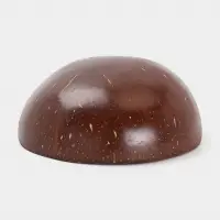 Чаша &laquo;Листья&raquo;, 14&times;14&times;6 см, кокос