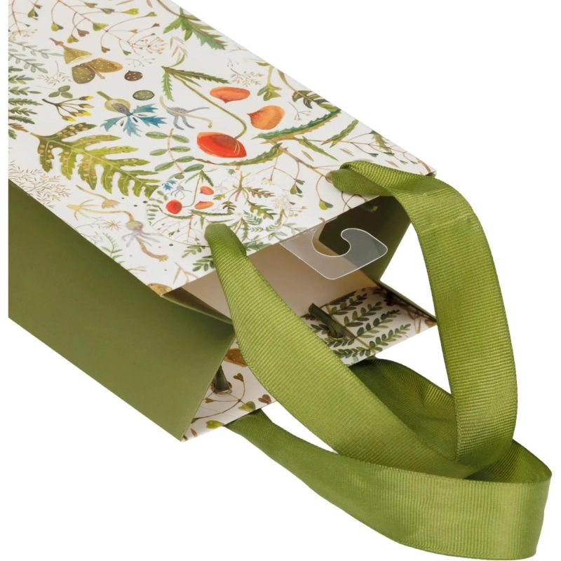 Пакет под бутылку подар. PREMIUMFLORA.ЛУГОВЫЕ ТРАВЫ12.3x36x9см 2-856/04